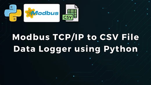 [BASIC] Modbus TCP/IP Device Data Logging to CSV File using Python