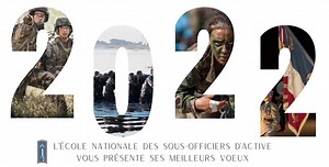 L'ensemble du personnel et des élèves de l'ENSOA vous souhaitent une belle et heureuse année 2022 ! Nous profitons de ces vœux pour vous remercier de votre fidélité et d'être toujours plus nombreux à suivre l'actualité de notre Ecole 😃 Un immense merci 🙏 | ENSOA - Ecole nationale des sous-officiers d'active