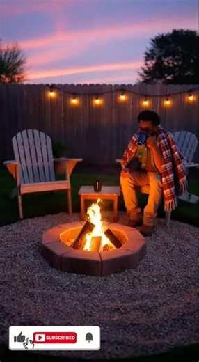 Build Your Own Fire Pit at Home 🔥 Easy DIY Backyard Fire Pit with Simple Materials