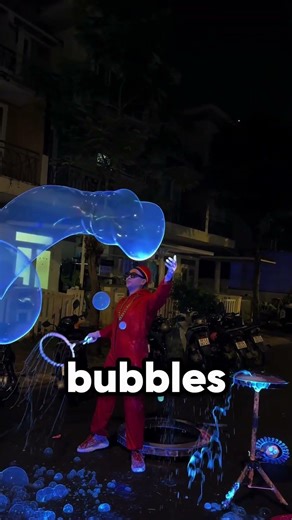 This Man Has a Unique Talent 🫧😳