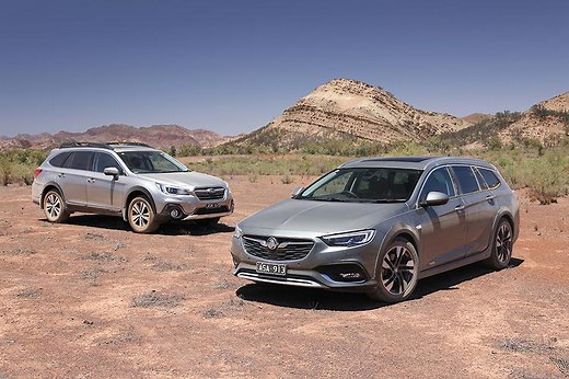 Holden Calais Tourer v Subaru Outback 2019 Comparison - carsales.com.au