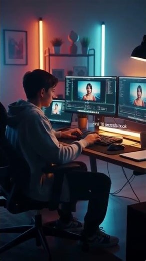 Hook Formula Breakdown — How Smart Creators Grab Viewers in the First 10 Seconds (Cinematic Setup)