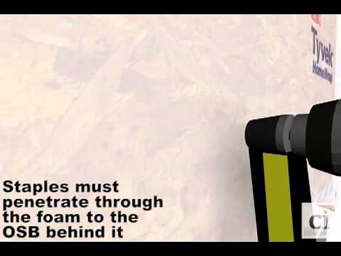 How to Install DuPont™ Tyvek® HomeWrap® OVER Foam Board