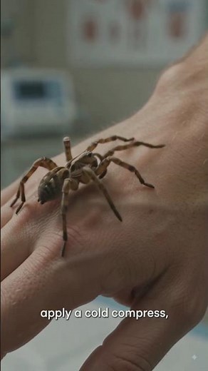 Spider Bite Swelling? Here's What You Should Do! 🕷️🤚#SpiderBite #FirstAid #HealthTips #MedicalFacts