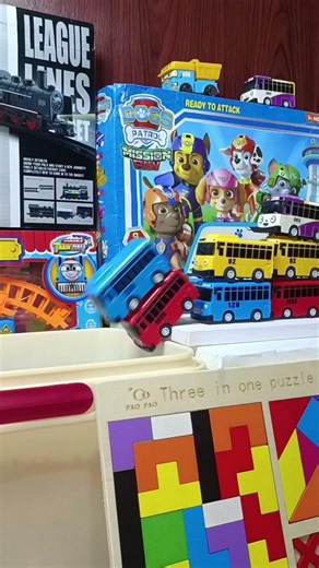 Wowwww | Tayo little bus,cars,truck,police car #631 #robocarpoli #tayo #toys #pawpatrol #cars #funny