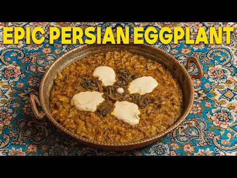How to Make Authentic Kashk-e Bademjan | Creamy Persian Eggplant Dip