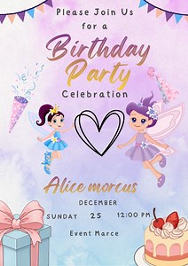 Modèle d'invitation d'anniversaire modifiable | Invitation sur toile | Carte d'anniversaire imprimable | Téléchargement instantané - Etsy France