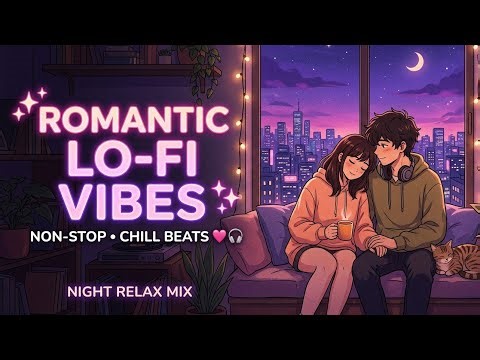 Non-Stop Romantic Lo-Fi Mix 🌙 | Chill & Relaxing Playlist for Study, Focus & Night Vibes