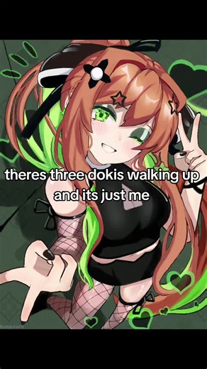 monika on top ngl 😍😍😍 #ddlc #monika #sayori #natsuki #yuri