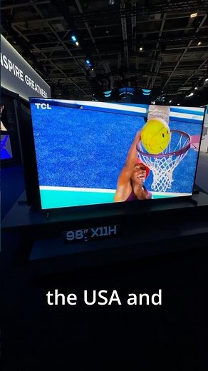 98" TCL Mini LED TV with 6500 nits brightness!