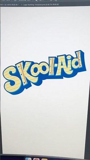Giving the Koolaid logo a back-to-school redesign! #logos #logodesign #redesign #koolaid #shorts