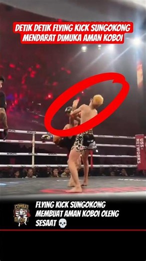 FLYING KICK SUNGOKONG KE RAHANG AMAN KOBOI 💀 #byonmadness #byoncombat #flyingkick #sungokong #fyp