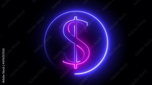 The dollar icon ($) symbolizes the U.S. dollar, representing currency, financial transactions, and pricing. It's widely recognized in global commerce, signifying wealth and economic value.