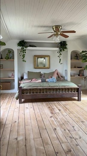 one minute bedroom transformation ✨⚒️