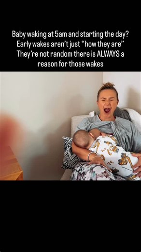 Early morning wakes aren’t a personality trait. They’re a signal. 3 ‘things’ usually cause them: ⭐️Daily routine misaligned with sleep pressure ⭐️How we respond to the wake up ⭐️A mix of both When we shift the rhythm and the response, mornings will shift too. No crying, no forcing, no cold-turkey changes. Just biology, met with science… supported gently and responsively. Your baby from 4 months can sleep 💤 11–12 hours overnight 🤍 with UP TO 2 milk feeds if age-appropriate ✨ without the 5 am mi