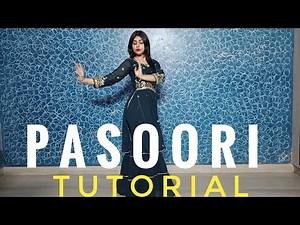 Pasoori TUTORIAL with Music | Easy Step by step dance on Pasoori | Vartika Saini choreo