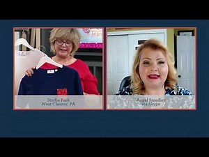 Quacker Factory Set of 2 Elbow Sleeve Pattern Pocket T-Shirts on QVC