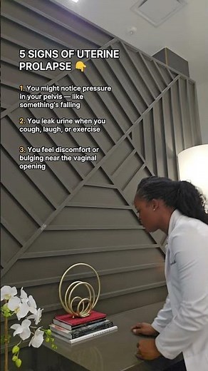5 Signs of Uterine Prolapse #uterineprolapse #womenhealth