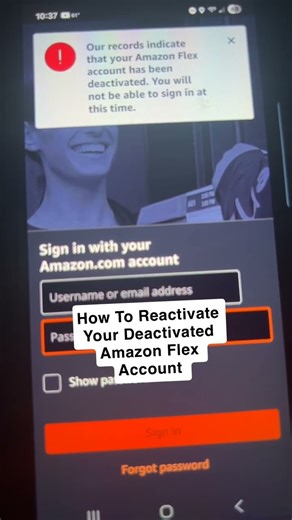 How To Reactivate Your Deactivated Amazon Flex Account #amazonflex #amazon #flex #delivery #driver