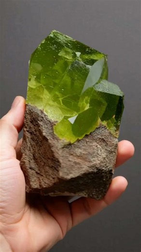 31K views · 2.1K reactions | This is a piece of peridot gemstone with a very stunning green color  #gems #peridot #quartz | Gemstone and jewelry | Facebook