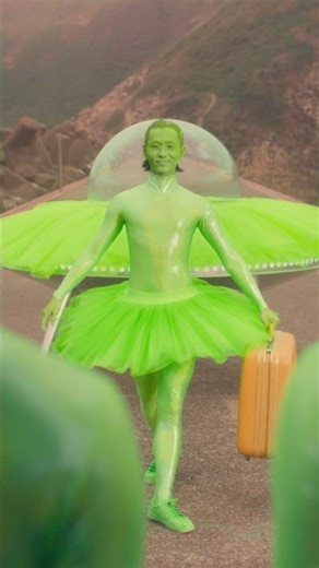 When you give an alien a tutu…🛸 Happy Tutu (2/2) Day! Clip from Tutu Academy - Hong Kong Ballet