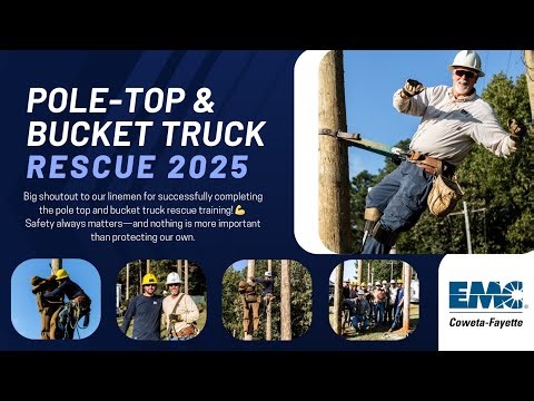 Our linemen never stop training to keep each other safe. ⚡👏