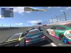 PS4 NASCAR Heat Evolution MAX Difficulty Talladega Gameplay