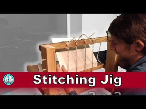 How to make a Stitching Jig (Bookbinding)