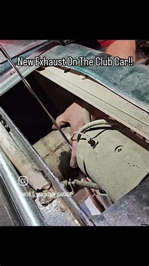 Too Damn LOUD! Club Car Gets a New Muffler! #golf #golfcart #muffler #exhaust