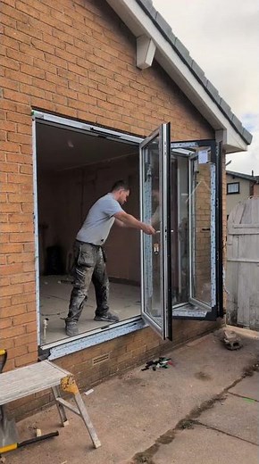new bifold door installation