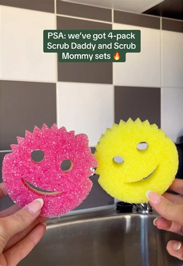Meet your new BFFs 🤝😀 #ScrubDaddy #ScrubMommy #Kitchen #LearnOnTikTok #Reset #Clean #CleanTok #Cleaning #Bunnings #BunningsTikTok #BunningsTok #BunningsWarehouse