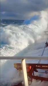 Unbelievable! Tanker Survives Monster Ocean Storm 😱#shorts