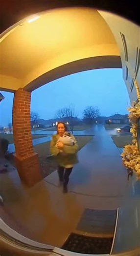 Mother's Quick Reflexes Save Baby from Skidding Car