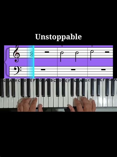 Unstoppable (Sia) simply piano, cover song
