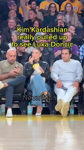 1.5M views · 6.6K reactions | Kim Kardashian really pulled up to see Luka Dončić #LeBronJames #LukaDoncic #LosAngelesLakers #NBA #Basketball #Lakers #Mavericks #NBAAllStar #BasketballFans #LakeShow | Neon Man | Facebook