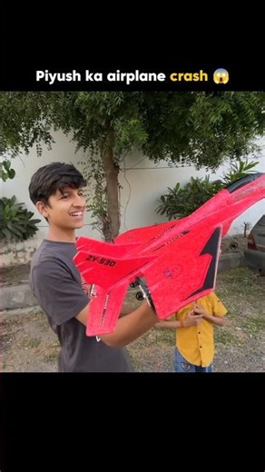 piyush ka airplane 😂 l sourav joshi vlogs l #shorts #youtubeshorts #souravjoshivlogs