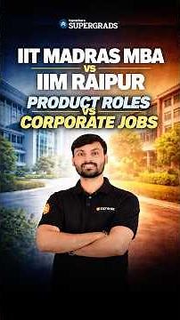 IIT Madras vs IIM Raipur: Which MBA Actually Pays More #MBAComparison #CAT2026 #CareerAdvice