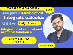 B.sc | Integration of rational and irrational functions |‪@Mathswithsudip‬