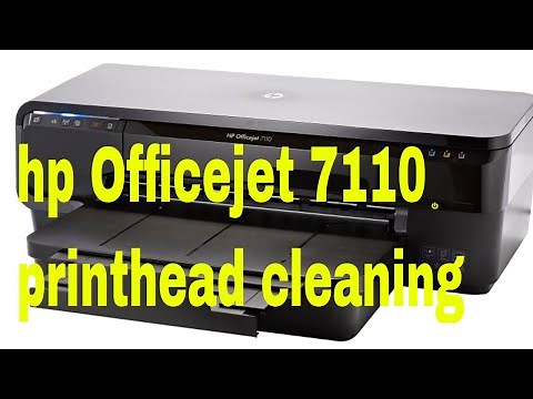 hp Officejet 7110 printhead cleaning