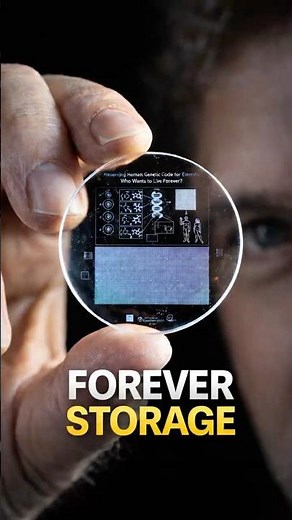 This Glass Disc Stores 360TB and Outlives Everything #technology #storage #future