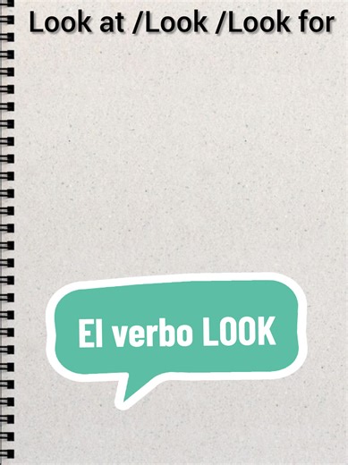 El verbo LOOK: Aprende sus usos y pronunciación