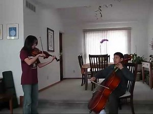 Poor Wayfaring Stranger; cello and violin duet