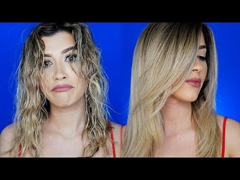 COMO ALISAR EL CABELLO SIN PLANCHA! | vicky Alvarez