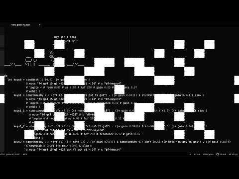 December by Dinefining / Tidal Cycles & Hydra