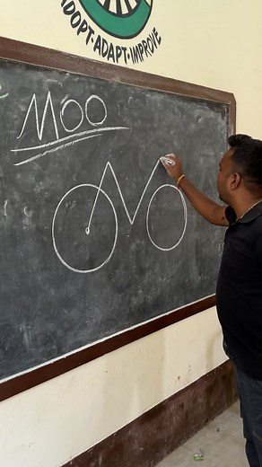 58K views · 75 reactions | Draw a cycle using MOO #Art #childrens | Chandan Art Academy | Facebook