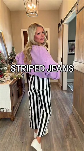 Cute Striped Jeans on Sale - Perfect for Teachers