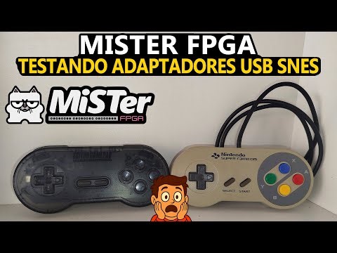 Mister FPGA | Testando Adaptador USB SNES com 8BitDo SN30 & Super Famicom Original