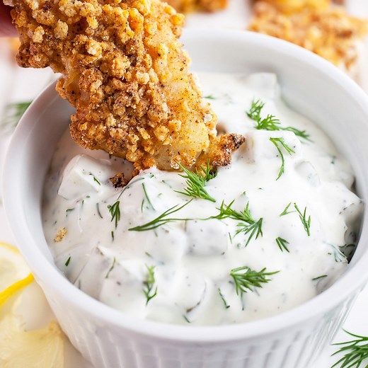 Dill Tartar Sauce with Pickles | The Rustic Foodie®