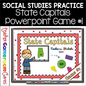 State Capitals Digital Powerpoint Game #1