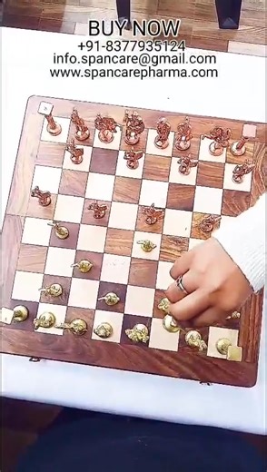 ♟️ Roman Chess Set – Brass Pieces with Premium Wooden Board ♟️ Experience the grandeur of ancient strategy with this Roman Chess Set, featuring solid brass chess pieces and a finely crafted wooden board in a rich brown finish. Designed for 2 players, this chess set is a perfect blend of luxury, intellect, and timeless design. Inspired by Roman royalty, every piece reflects elegance, strength, and detailed craftsmanship — making it not just a game, but a statement piece for your home or office. �